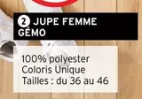 Jupe Femme - 100% Polyester Coloris Unique