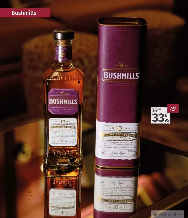 Bushmills - Boissons Alcoolisées offre à 33,95€ sur Le Comptoir irlandais