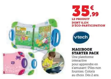 Vtech - Magibook Starter Pack offre à 35,99€ sur Hyper U