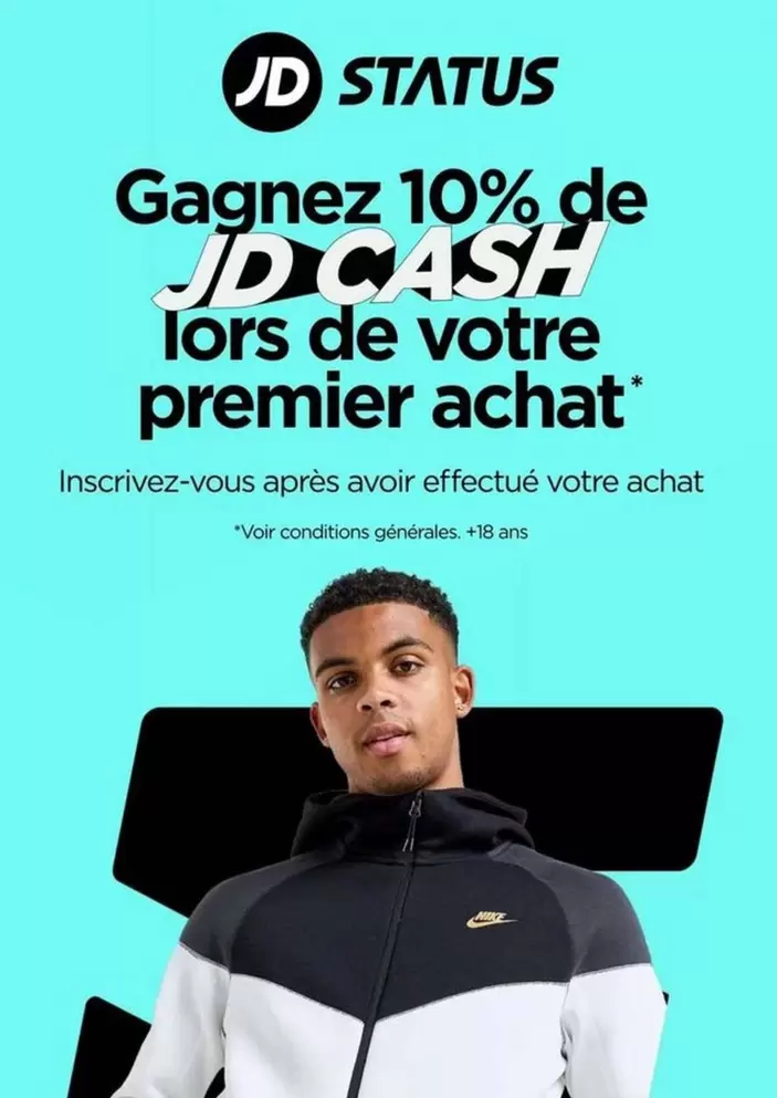 Ip Status - Gagnez 10% De Dors De Votre Premier Achat offre sur JD Sports