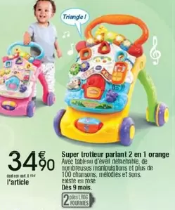 Orange - Super Trotteur Parjant 2 En 1 offre à 34,9€ sur Cora