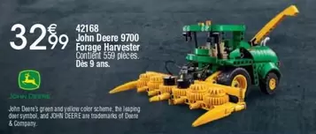 John Deere 9700 Forage Harvester offre à 32,99€ sur Cora