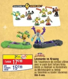 Ninja - Leonardo Vs Kraang offre à 15,99€ sur Cora