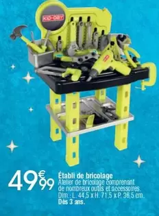 Dim - Etabli De Bricolage offre à 49,99€ sur Cora