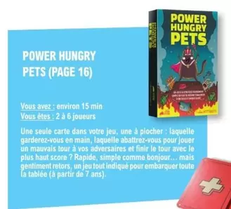 Power Hungry Pets (Page 16) offre sur E.Leclerc Espace Culturel