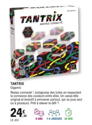 Gigamic - Tantrix offre à 24,5€ sur E.Leclerc Espace Culturel