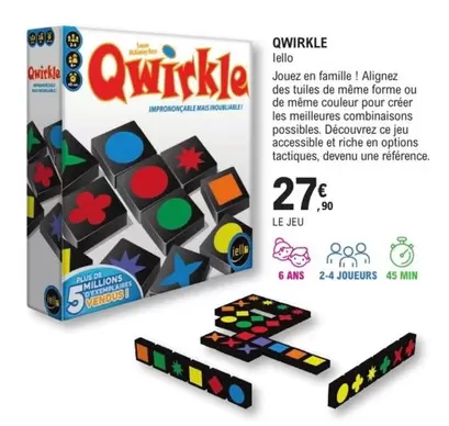 Iello - Owirkle offre à 27,9€ sur E.Leclerc Espace Culturel