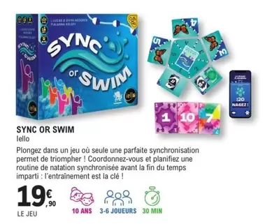 Lucas - Sync Or Swim offre à 19,9€ sur E.Leclerc Espace Culturel