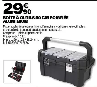 Dim - Boîte À Outils 50 Cm Poignée Aluminium