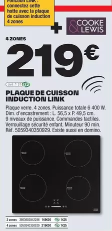 dim - plaque de cuisson induction