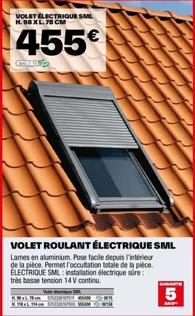 volet roulant électrique smil