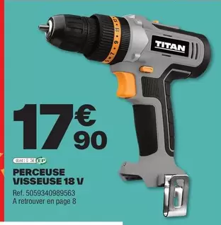 Titan - Perceuse Visseuse 18 V