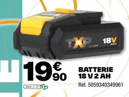 Batterie 18 V2 Ah