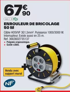 Enrouleur De Bricolage 50 M