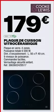 Dim - Plaque De Cuisson Vitroceramique