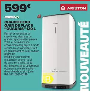 Ariston - Chauffe Eau Gain De Place