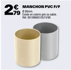 Manchon Pvc F/f