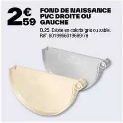 Fond De Naissance Pvc Droite Ou Gauche