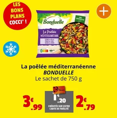 Bonduelle - La Poêlée Méditerranéenne offre à 2,79€ sur Coccinelle Supermarché