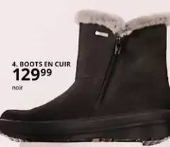 Boots En Cuir offre à 129,99€ sur Ulla Popken