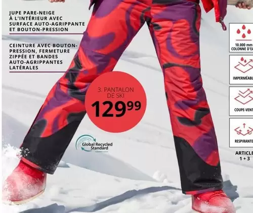 Pantalon De Ski offre à 129,99€ sur Ulla Popken