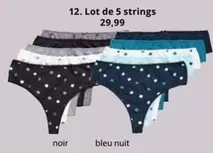 Lot De 5 Strings offre à 29,99€ sur Ulla Popken