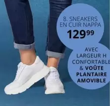  Sneakers En Cuir Nappa offre à 129,99€ sur Ulla Popken