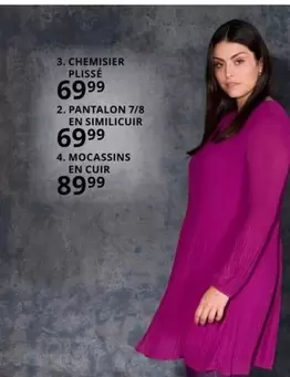 Chemisier Plissé  offre à 69,99€ sur Ulla Popken