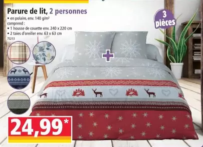 Parure De Lit, 2 Personnes offre à 24,99€ sur Norma