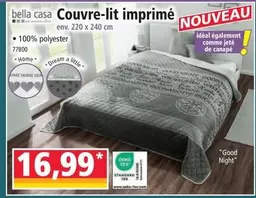 Good Night - Couvre-lit Imprimé offre à 16,99€ sur Norma