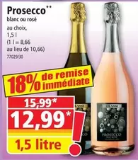 Prosecco offre à 12,99€ sur Norma