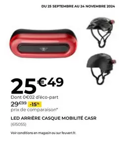 Casr - Led Arrière Casque Mobilité 