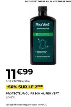 Feu Vert - Protecteur Cuirs 500 Ml