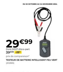 Feu Vert - Testeur De Batterie Intelligent 