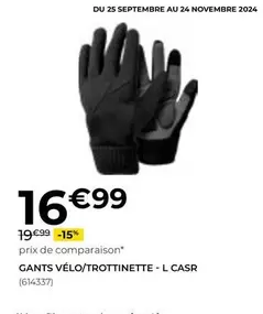 Casr - Gants Vélo/Trottinette - L 