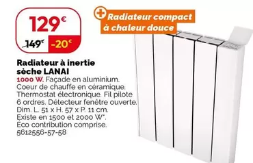 Dim - Radiateur À Inertie Sèche Lanai