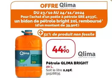 Qlima - Petrole Bright