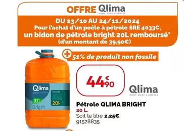 Qlima - Petrole Bright