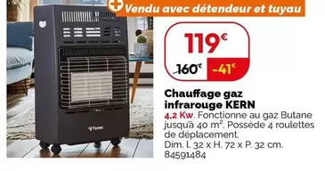 Chauffage Gaz Infrarouge Kern