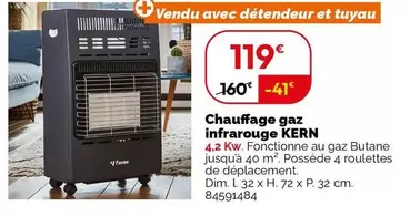 Dim - Chauffage Gaz Infrarouge Kern