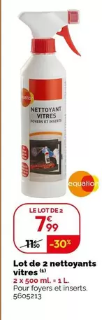 Lot De 2 Nettoyants Vitres