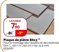 Dim - Plaque De Plàtre Ba13