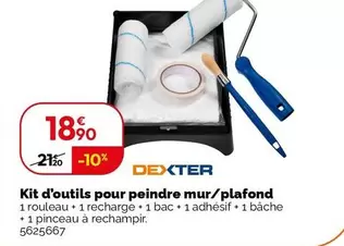 Dexter - Kit D'outils Pour Peindre Mur/plafond