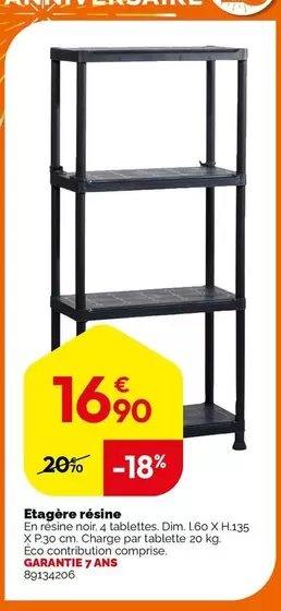 Etagere Résine