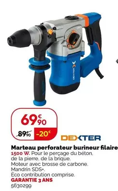 Dexter - Marteau Perforateur Burineur Filaire