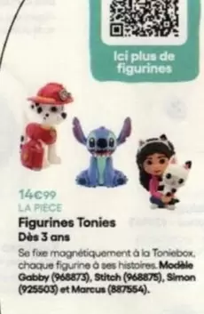 Simon - Figurines Tonies Dès 3 Ans offre à 14,99€ sur King Jouet