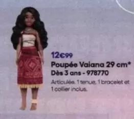 Poupée Vaiana 29 Cm offre à 12,99€ sur King Jouet