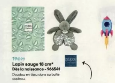 Lapin Sauge 18 Cm offre à 19,99€ sur King Jouet