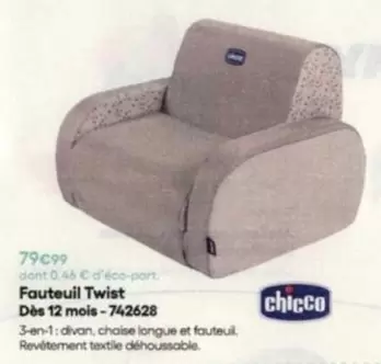 Chicco - Fauteuil Twist  offre à 79,99€ sur King Jouet