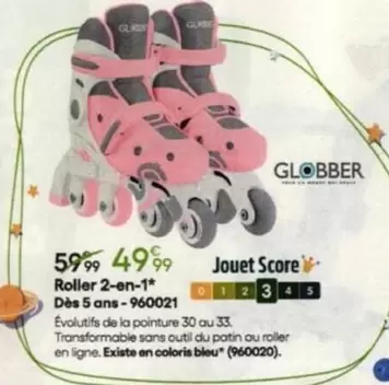 Globber - Roller 2-en-1 offre à 49,99€ sur King Jouet